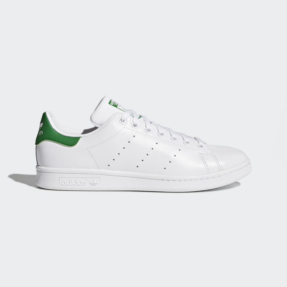 Originals Adidas Stan Smith Barbati Romania - Albi/Verzi M20324